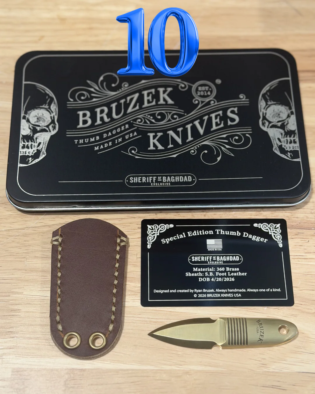 Sheriff of Baghdad x Bruzek Knives - Image 11