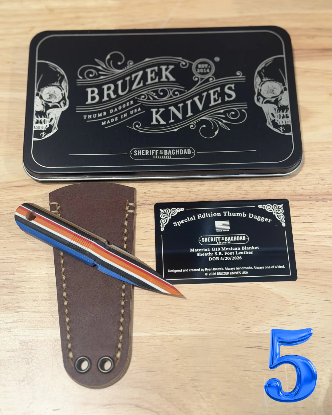 Sheriff of Baghdad x Bruzek Knives - Image 6