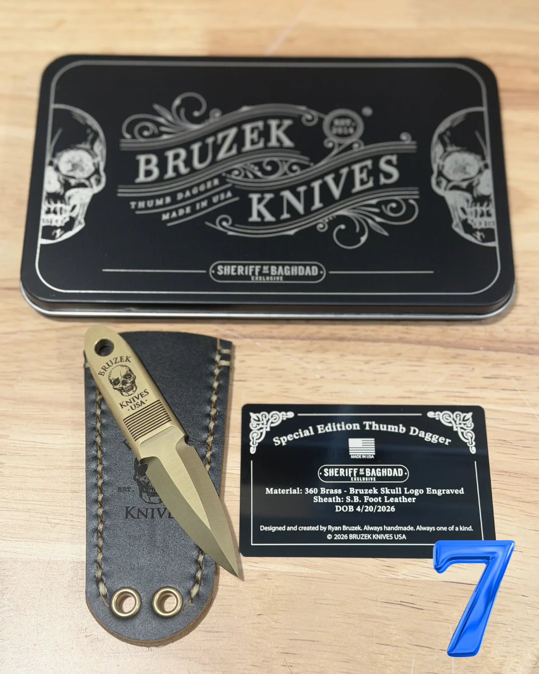 Sheriff of Baghdad x Bruzek Knives - Image 8