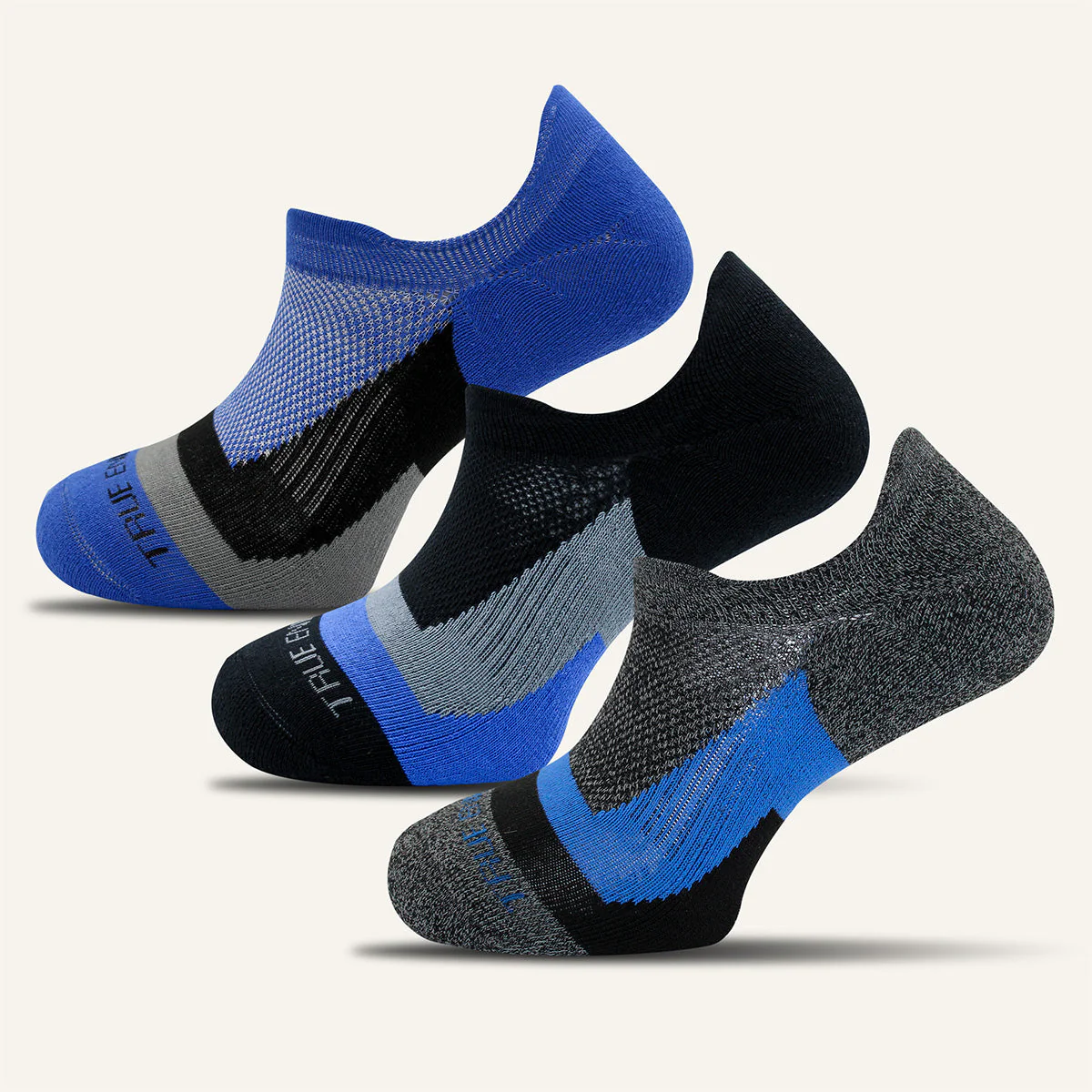 Men's Elite Performance No Show Socks with Double Tab- 3 Pair - Image 4